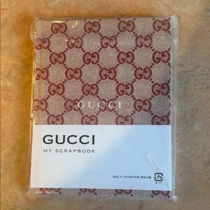 Gucci My Scrapbook with Burgundy GG Pattern